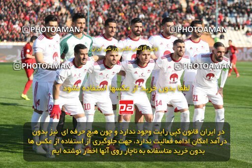 1977225, Tehran, Iran, Iran Football Pro League، Persian Gulf Cup، Week 17، Second Leg، Persepolis 2 v 0 Tractor Sazi on 2020/01/26 at Azadi Stadium
