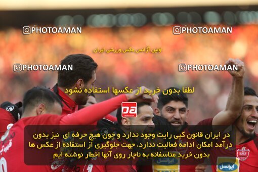 1977235, Tehran, Iran, Iran Football Pro League، Persian Gulf Cup، Week 17، Second Leg، Persepolis 2 v 0 Tractor Sazi on 2020/01/26 at Azadi Stadium