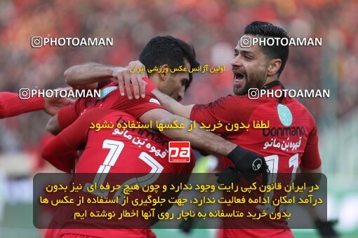1977306, Tehran, Iran, Iran Football Pro League، Persian Gulf Cup، Week 17، Second Leg، Persepolis 2 v 0 Tractor Sazi on 2020/01/26 at Azadi Stadium