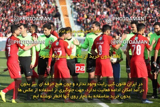 1977310, Tehran, Iran, Iran Football Pro League، Persian Gulf Cup، Week 17، Second Leg، Persepolis 2 v 0 Tractor Sazi on 2020/01/26 at Azadi Stadium