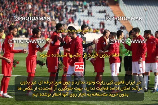 1977317, Tehran, Iran, Iran Football Pro League، Persian Gulf Cup، Week 17، Second Leg، Persepolis 2 v 0 Tractor Sazi on 2020/01/26 at Azadi Stadium