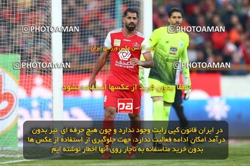 1977320, Iran Football Pro League، Persian Gulf Cup، Week 19، Second Leg، 2020/02/06، Tehran، Azadi Stadium، Persepolis 2 - 2 Esteghlal