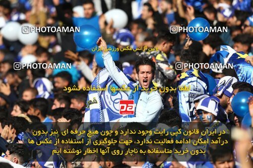 1977490, Tehran, Iran, Iran Football Pro League، Persian Gulf Cup، Week 19، Second Leg، Persepolis 2 v 2 Esteghlal on 2020/02/06 at Azadi Stadium
