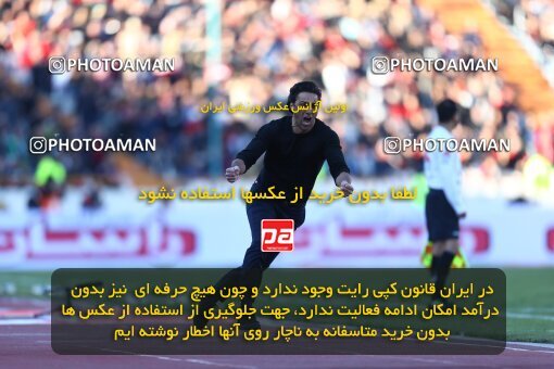 1977546, Tehran, Iran, Iran Football Pro League، Persian Gulf Cup، Week 19، Second Leg، Persepolis 2 v 2 Esteghlal on 2020/02/06 at Azadi Stadium