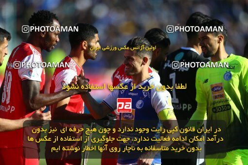 1977578, Tehran, Iran, Iran Football Pro League، Persian Gulf Cup، Week 19، Second Leg، Persepolis 2 v 2 Esteghlal on 2020/02/06 at Azadi Stadium