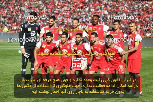 1977691, Tehran, Iran, Iran Football Pro League، Persian Gulf Cup، Week 19، Second Leg، Persepolis 2 v 2 Esteghlal on 2020/02/06 at Azadi Stadium