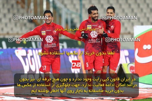 1977242, Tehran, Iran, Iran Football Pro League، Persian Gulf Cup، Week 21، Second Leg، Persepolis 3 v 1 Padideh Mashhad on 2020/02/27 at Azadi Stadium