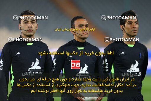 1977247, Tehran, Iran, Iran Football Pro League، Persian Gulf Cup، Week 21، Second Leg، Persepolis 3 v 1 Padideh Mashhad on 2020/02/27 at Azadi Stadium