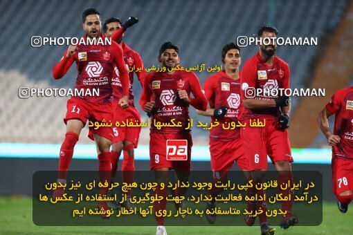 1977295, Tehran, Iran, Iran Football Pro League، Persian Gulf Cup، Week 21، Second Leg، Persepolis 3 v 1 Padideh Mashhad on 2020/02/27 at Azadi Stadium
