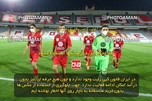1977408, Tehran, Iran, Iran Football Pro League، Persian Gulf Cup، Week 23، Second Leg، Persepolis 1 v 0 Shahin Shahrdari Boushehr on 2020/07/04 at Azadi Stadium