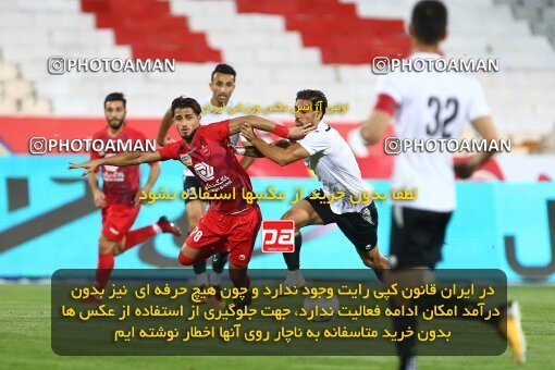 1977457, Tehran, Iran, Iran Football Pro League، Persian Gulf Cup، Week 23، Second Leg، Persepolis 1 v 0 Shahin Shahrdari Boushehr on 2020/07/04 at Azadi Stadium