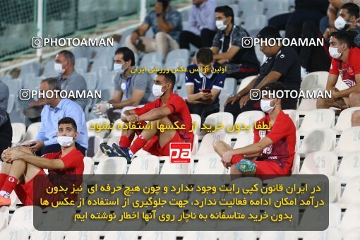 1977480, Tehran, Iran, Iran Football Pro League، Persian Gulf Cup، Week 23، Second Leg، Persepolis 1 v 0 Shahin Shahrdari Boushehr on 2020/07/04 at Azadi Stadium