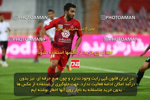 1977542, Tehran, Iran, Iran Football Pro League، Persian Gulf Cup، Week 23، Second Leg، Persepolis 1 v 0 Shahin Shahrdari Boushehr on 2020/07/04 at Azadi Stadium