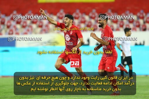 1977554, Tehran, Iran, Iran Football Pro League، Persian Gulf Cup، Week 23، Second Leg، Persepolis 1 v 0 Shahin Shahrdari Boushehr on 2020/07/04 at Azadi Stadium