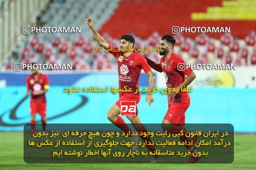 1977557, Tehran, Iran, Iran Football Pro League، Persian Gulf Cup، Week 23، Second Leg، Persepolis 1 v 0 Shahin Shahrdari Boushehr on 2020/07/04 at Azadi Stadium