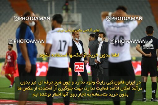 1977609, Tehran, Iran, Iran Football Pro League، Persian Gulf Cup، Week 23، Second Leg، Persepolis 1 v 0 Shahin Shahrdari Boushehr on 2020/07/04 at Azadi Stadium