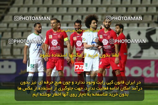 1977518, Tabriz, Iran, Iran Football Pro League، Persian Gulf Cup، Week 24، Second Leg، Mashin Sazi Tabriz 0 v 1 Persepolis on 2020/07/10 at Gostaresh Foolad Stadium