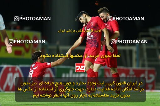 1977532, Tabriz, Iran, Iran Football Pro League، Persian Gulf Cup، Week 24، Second Leg، Mashin Sazi Tabriz 0 v 1 Persepolis on 2020/07/10 at Gostaresh Foolad Stadium