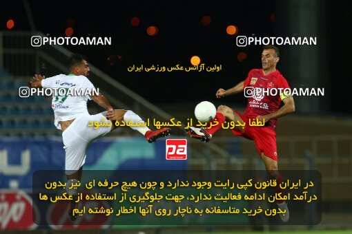 1977558, Tabriz, Iran, Iran Football Pro League، Persian Gulf Cup، Week 24، Second Leg، Mashin Sazi Tabriz 0 v 1 Persepolis on 2020/07/10 at Gostaresh Foolad Stadium