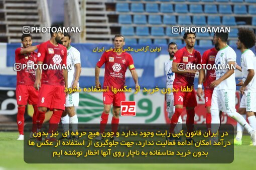 1977683, Tabriz, Iran, Iran Football Pro League، Persian Gulf Cup، Week 24، Second Leg، Mashin Sazi Tabriz 0 v 1 Persepolis on 2020/07/10 at Gostaresh Foolad Stadium