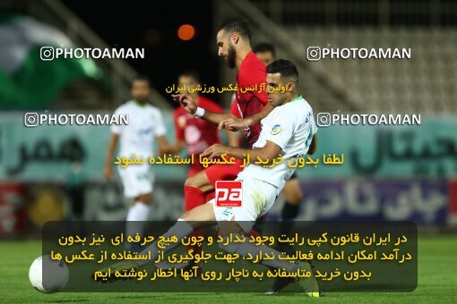 1977696, Tabriz, Iran, Iran Football Pro League، Persian Gulf Cup، Week 24، Second Leg، Mashin Sazi Tabriz 0 v 1 Persepolis on 2020/07/10 at Gostaresh Foolad Stadium