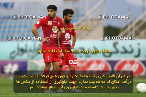 1977732, Tabriz, Iran, Iran Football Pro League، Persian Gulf Cup، Week 24، Second Leg، Mashin Sazi Tabriz 0 v 1 Persepolis on 2020/07/10 at Gostaresh Foolad Stadium
