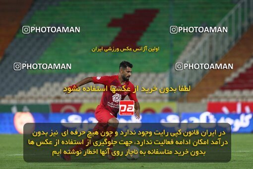 1977829, Tehran, Iran, Iran Football Pro League، Persian Gulf Cup، Week 25، Second Leg، Persepolis 1 v 0 Foulad Khouzestan on 2020/07/18 at Azadi Stadium