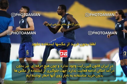 1936539, Tehran, Iran, Iran Football Pro League، Persian Gulf Cup، Week 29، ، 2020/08/15، Esteghlal 1 - 1 Paykan