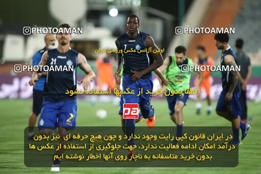 1936541, Tehran, Iran, Iran Football Pro League، Persian Gulf Cup، Week 29، ، 2020/08/15، Esteghlal 1 - 1 Paykan