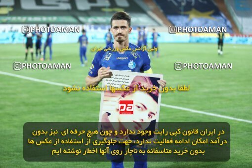 1936550, Tehran, Iran, Iran Football Pro League، Persian Gulf Cup، Week 29، ، 2020/08/15، Esteghlal 1 - 1 Paykan