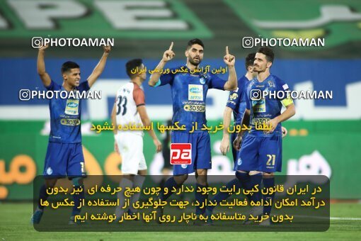 1936561, Tehran, Iran, Iran Football Pro League، Persian Gulf Cup، Week 29، ، 2020/08/15، Esteghlal 1 - 1 Paykan