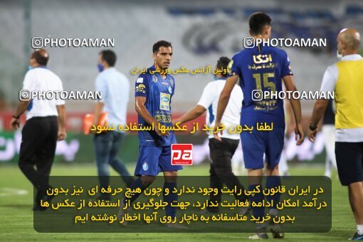 1936596, Tehran, Iran, Iran Football Pro League، Persian Gulf Cup، Week 29، ، 2020/08/15، Esteghlal 1 - 1 Paykan