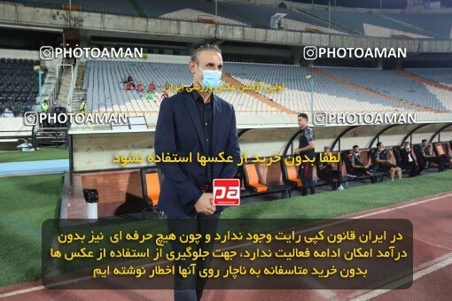 1936600, Iran Football Pro League، Persian Gulf Cup، Week 30، Second Leg، 2020/08/20، Tehran، Azadi Stadium، Persepolis 3 - 0 Saipa