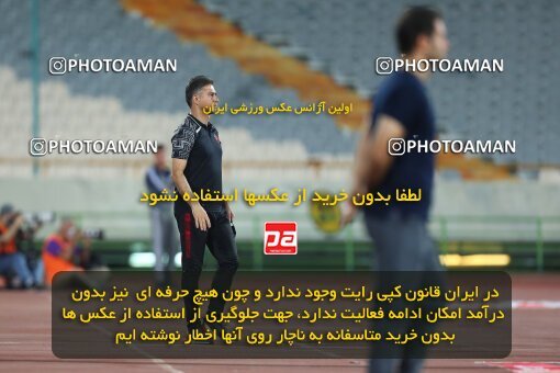 1936603, Iran Football Pro League، Persian Gulf Cup، Week 30، Second Leg، 2020/08/20، Tehran، Azadi Stadium، Persepolis 3 - 0 Saipa