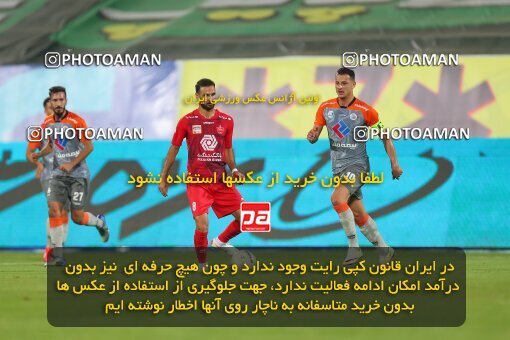 1936610, Iran Football Pro League، Persian Gulf Cup، Week 30، Second Leg، 2020/08/20، Tehran، Azadi Stadium، Persepolis 3 - 0 Saipa