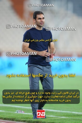 1936617, Iran Football Pro League، Persian Gulf Cup، Week 30، Second Leg، 2020/08/20، Tehran، Azadi Stadium، Persepolis 3 - 0 Saipa