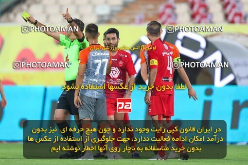 1936620, Iran Football Pro League، Persian Gulf Cup، Week 30، Second Leg، 2020/08/20، Tehran، Azadi Stadium، Persepolis 3 - 0 Saipa