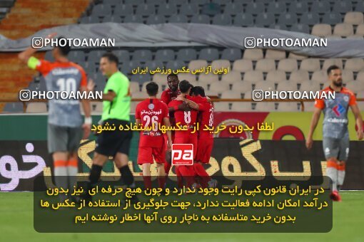 1936627, Iran Football Pro League، Persian Gulf Cup، Week 30، Second Leg، 2020/08/20، Tehran، Azadi Stadium، Persepolis 3 - 0 Saipa