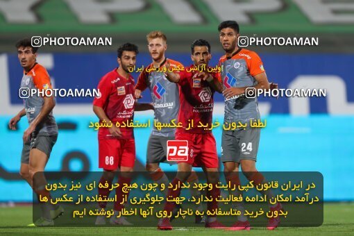 1936629, Iran Football Pro League، Persian Gulf Cup، Week 30، Second Leg، 2020/08/20، Tehran، Azadi Stadium، Persepolis 3 - 0 Saipa