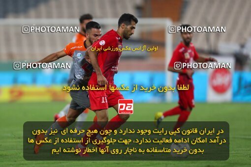 1936642, Iran Football Pro League، Persian Gulf Cup، Week 30، Second Leg، 2020/08/20، Tehran، Azadi Stadium، Persepolis 3 - 0 Saipa