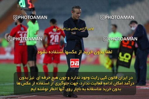 1936644, Iran Football Pro League، Persian Gulf Cup، Week 30، Second Leg، 2020/08/20، Tehran، Azadi Stadium، Persepolis 3 - 0 Saipa