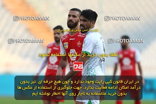 1978304, Tehran, Iran, لیگ برتر فوتبال ایران، Persian Gulf Cup، Week 6، First Leg، Persepolis 1 v 1 Zob Ahan Esfahan on 2020/12/31 at Azadi Stadium