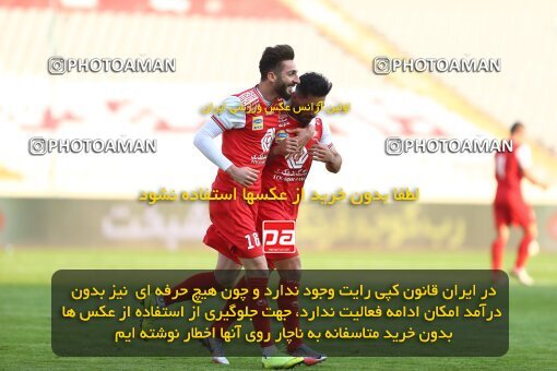 1978310, Tehran, Iran, لیگ برتر فوتبال ایران، Persian Gulf Cup، Week 6، First Leg، Persepolis 1 v 1 Zob Ahan Esfahan on 2020/12/31 at Azadi Stadium