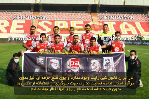 1978436, Tehran, Iran, لیگ برتر فوتبال ایران، Persian Gulf Cup، Week 6، First Leg، Persepolis 1 v 1 Zob Ahan Esfahan on 2020/12/31 at Azadi Stadium