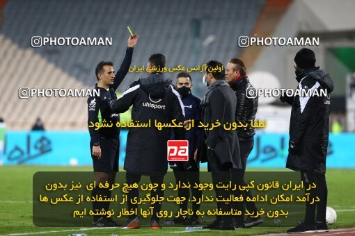 1978372, Tehran, Iran, لیگ برتر فوتبال ایران، Persian Gulf Cup، Week 7، First Leg، Persepolis 0 v 0 Sepahan on 2021/01/05 at Azadi Stadium