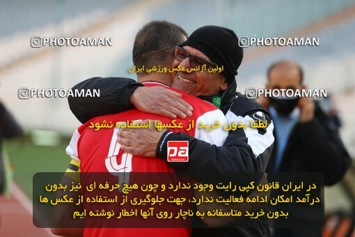 1978409, Tehran, Iran, لیگ برتر فوتبال ایران، Persian Gulf Cup، Week 7، First Leg، Persepolis 0 v 0 Sepahan on 2021/01/05 at Azadi Stadium