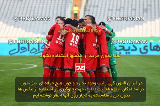 1983255, Tehran, Iran, لیگ برتر فوتبال ایران، Persian Gulf Cup، Week 8، First Leg، Esteghlal 2 v 2 Persepolis on 2021/01/11 at Azadi Stadium