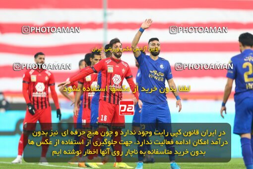 1983275, Tehran, Iran, لیگ برتر فوتبال ایران، Persian Gulf Cup، Week 8، First Leg، Esteghlal 2 v 2 Persepolis on 2021/01/11 at Azadi Stadium