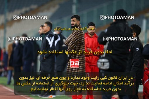 1991966, Tehran, Iran, لیگ برتر فوتبال ایران، Persian Gulf Cup، Week 11، First Leg، Persepolis 2 v 1 Foulad Khouzestan on 2021/01/18 at Azadi Stadium