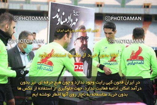 1978484, Tehran, Iran, لیگ برتر فوتبال ایران، Persian Gulf Cup، Week 13، First Leg، Persepolis 2 v 1 Mashin Sazi Tabriz on 2021/01/30 at Azadi Stadium